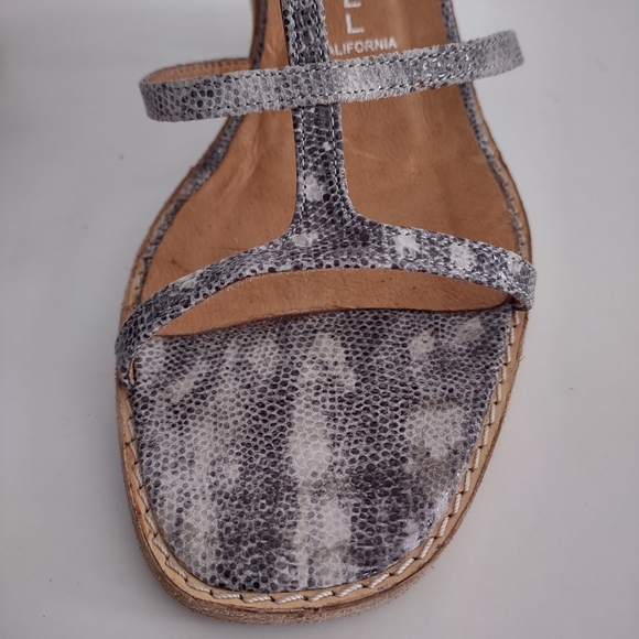 JEFFREY CAMPBELL Size 41 Genuine Snake Leather Ankle Zip Gladiator Sandals Shoes - Picture 5 of 14